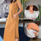 ✨【S-XL】👗Жените V-образно деколте без ръкави Split Maxi рокля