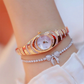 💎Дамски часовник с гривна с кристали⌚⌛.
