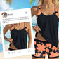 🔥👙 Дамски бански комплект от две части с щампа Tankini и къси панталони